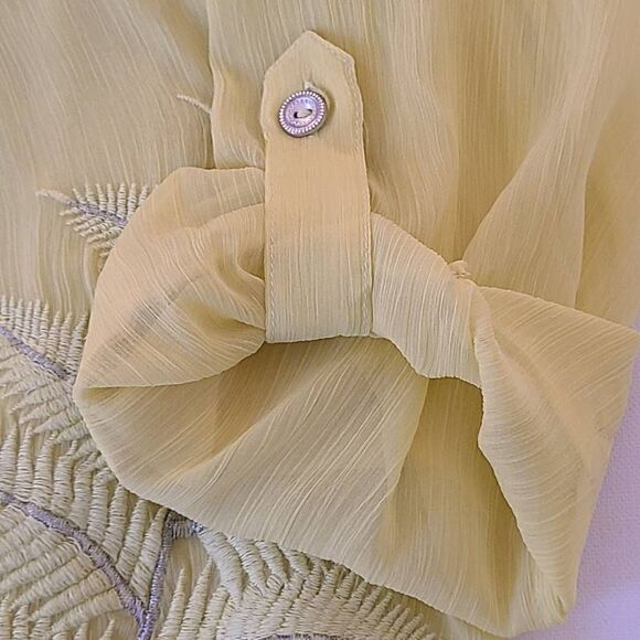 Joan Vass Womens Two Piece Embroidered Tunic and Tank Top Size L - Picture 6 of 12